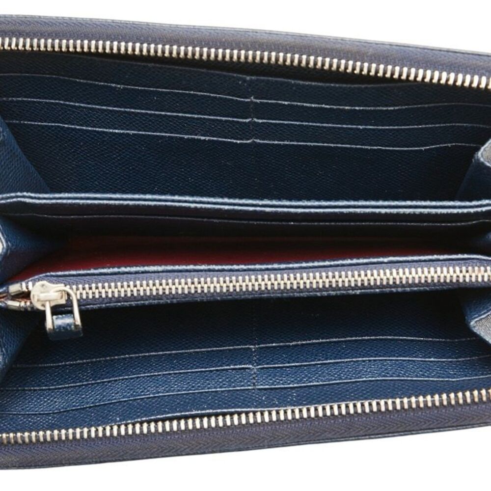 Bulgari Bvlgari Bvlgari Navy Leather Wallet  (Pre-Owned) - Picture 12 of 12